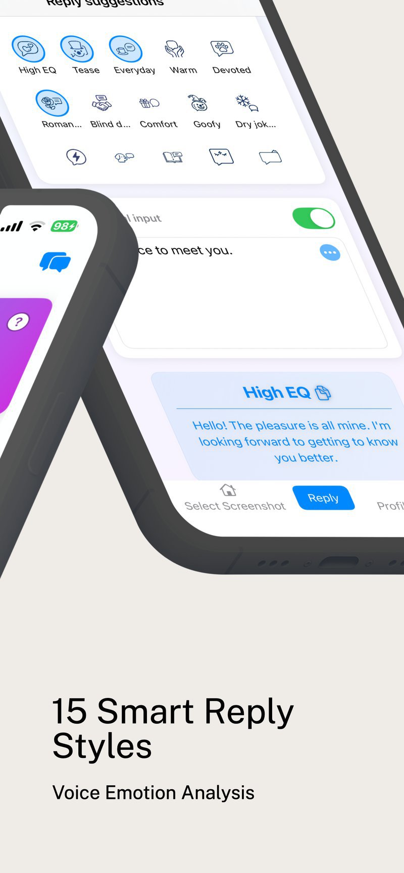 ReplySense tone suggestions